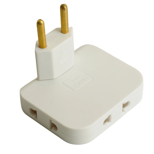 Разветвитель сетевой 3-местный б/з STEKKER ADP10-23-21, 250В, 10A, белый фото 4