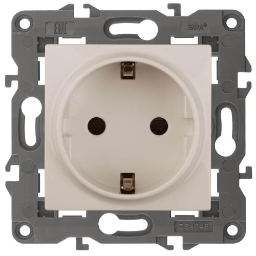 Розетка ЭРА Elegance 2P E Schuko со шторками 16A 250V 14-2102-02 Б0034273 Розетка ЭРА Elegance 2P E Schuko со шторками 16A 250V 14-2102-02 Б0034273