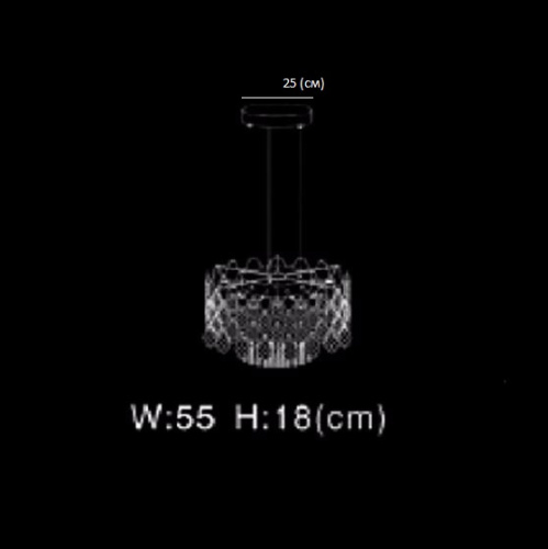 Люстра MD103910-9A gold/amber фото 3