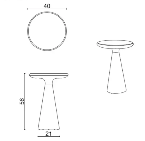 Приставной столик Drum Big фото 7