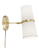 Золотое бра "Флемиш" с проводом