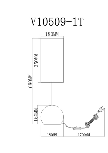 Лампа настольная Moderli V11589-1T Flint фото 6 Лампа настольная Moderli V11589-1T Flint фото 6