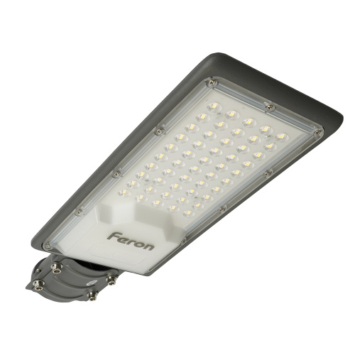 Светодиодный уличный консольный светильник Feron SP3031 30W 6400K 230V, серый фото 8