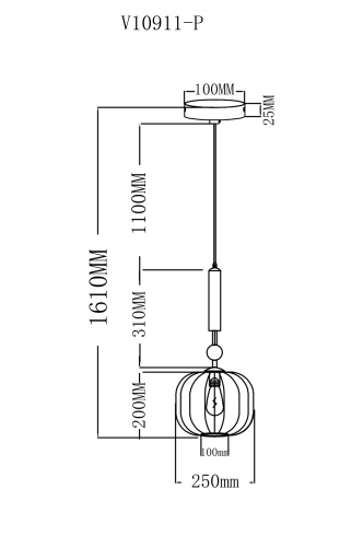 Светильник подвесной Moderli V10911-P Creamy фото 8
