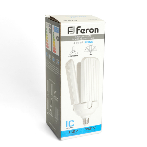 Лампа светодиодная Feron LB-654 E27 70W 175-265V 6500К фото 3