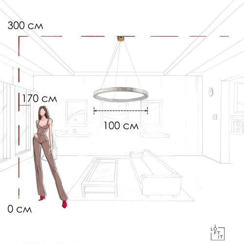 10408/1000 Подвесной светильник LOFT IT Mondrian фото 4