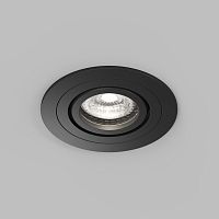 Встраиваемый влагозащищённый светильник HYDRO, IP44, до 15 Вт LED, GU10, алюминий, чёрный
