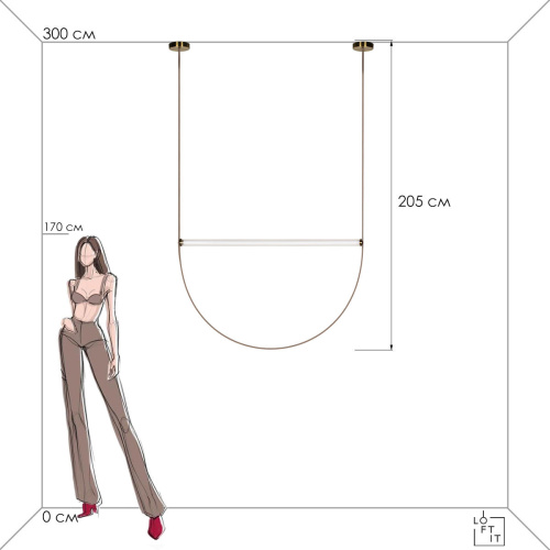 10221/2050 Подвесной светильник LOFT IT Liana фото 3