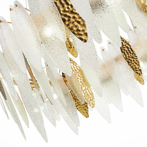 SL1224.203.10 Люстра подвесная ST-Luce Золотистый/Прозрачный, Белый E14 10*60W LASTRA фото 2