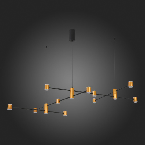 SL1596.423.22 Светильник подвесной ST-Luce Золотистый, Черный/Белый LED 22*3W 3000K ANICHITA фото 2