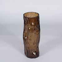 Ваза Cloyd арт.50133 / выс. 31 см - коричнев. стекло / серия 1620