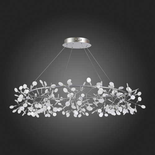 SL379.103.216 Люстра подвесная ST-Luce Серебристый/Белый LED 216*0,5W 3500K RAFINA фото 6