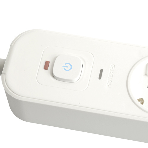 Сетевой фильтр 5-местный с/з STEKKER3x1мм2, 1,8 м, 250В, 16А, 2 USB-A+2 Type-C, серия Nova, белый фото 7