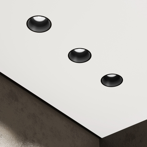 Светильник встраиваемый Renzo черный 25020/01 фото 3