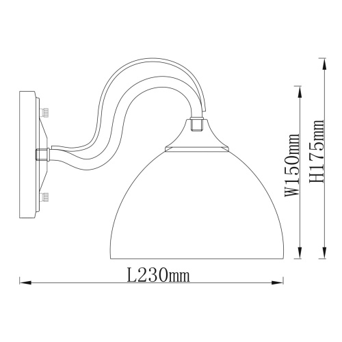 Бра De City Olimp 318025101 фото 2 Бра De City Olimp 318025101 фото 2