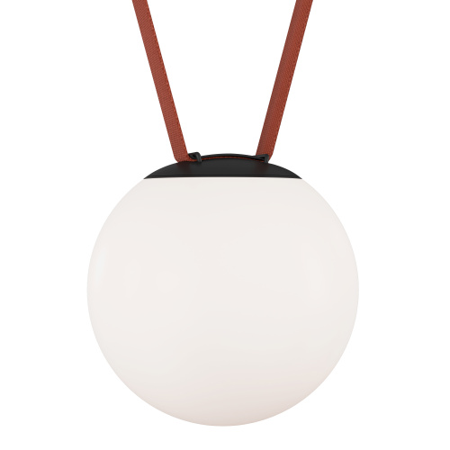 DK5553-BK Cветильник для трека-ремня Belty, серия Orb, со светодиодом, D180*H181мм, 48V DC, 10W, RA90, 120°, 3000K, IP20, белый, акрил фото 2