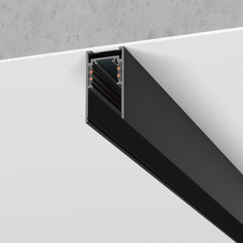 Шинопровод накладной черный 2 м Slim Magnetic 85084/00
