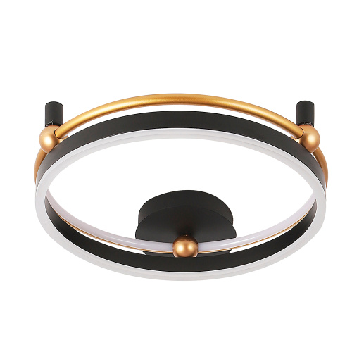 Светильник потолочный Crystal Lux FERNANDO PL48W LED BLACK/GOLD фото 2