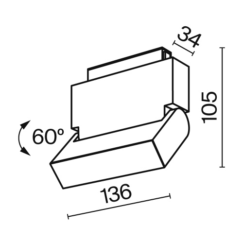 Трековый светильник Technical TR013-2-10W3K-B фото 3 Трековый светильник Technical TR013-2-10W3K-B фото 3