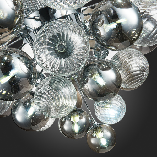 SL1124.103.29 Люстра подвесная ST-Luce Хром/Дымчатый, Прозрачный G9 29*5W 4000K VINETTO фото 9