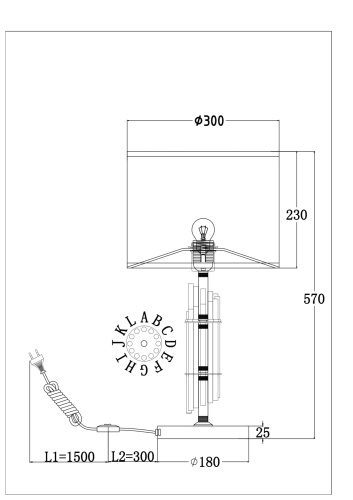 Настольный светильник Maytoni MOD088TL-01BS фото 2 Настольный светильник Maytoni MOD088TL-01BS фото 2