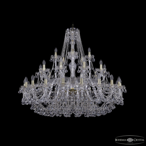 Люстра хрустальная 1409/20+10+5/460 G Люстра хрустальная 1409/20+10+5/460 G