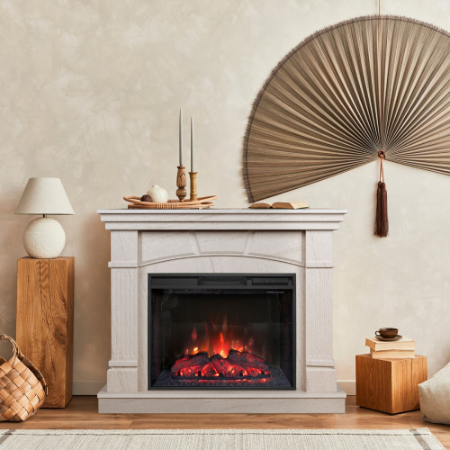 Каминокомплект HISTORY/СИДНЕЙ Натуральный камень с очагом Электроочаг SPARTA 25.5 фото 4