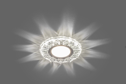Светильник встраиваемый с белой LED подсветкой Feron CD908 потолочный MR16 G5.3 прозрачный фото 2