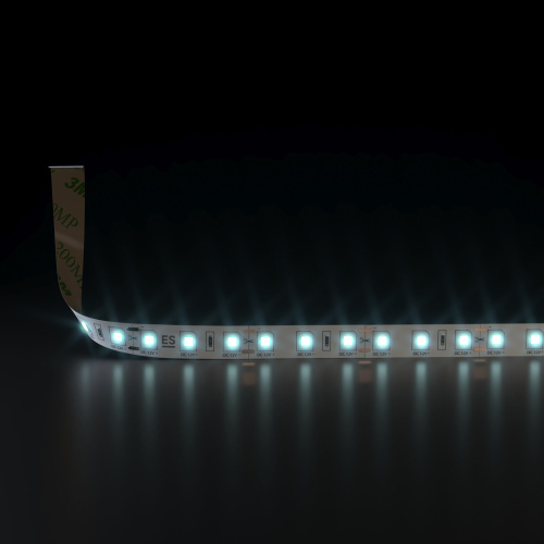 Светодиодная лента 12 В 14.4 Вт/м 60 Led/м 5050 IP20, холодный белый 6500К, 5 м Лента светодиодная 12V 14,4W 60Led 5050 IP20 холодный белый, 5м фото 2