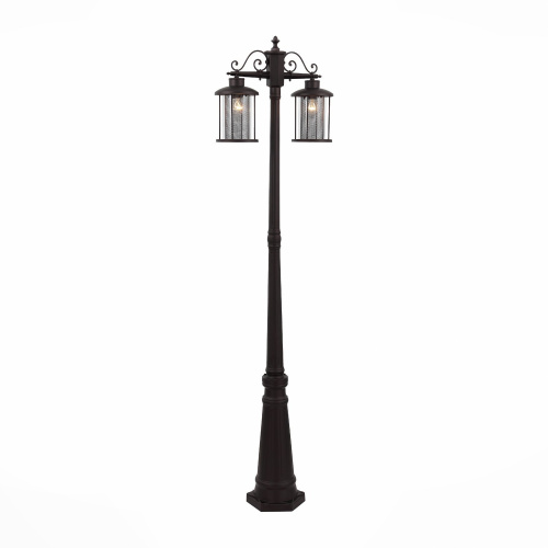 SL080.425.02 Светильник уличный наземный ST-Luce Темный кофе/Прозрачный, Темный кофе E27 2*100W LASTERO фото 4