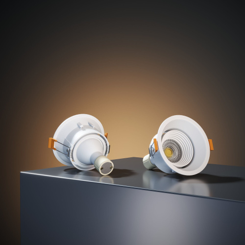 Светильник встраиваемый Punto белый 25016/01 фото 6