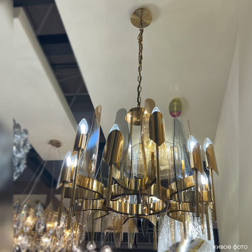 Люстра Crystal Lux CASA SP-PL12 BRASS фото 2