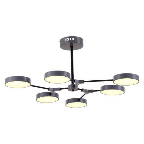 SLE6003-702-06 Светильник потолочный Серый, Черный/Серый LED 6*10W MONTA фото 4 SLE6003-702-06 Светильник потолочный Серый, Черный/Серый LED 6*10W MONTA фото 4