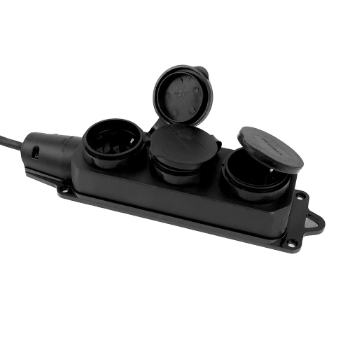 PRF03-31-3-30 Удлинитель 3-местный с/з КГ 3*1,5мм2, IP44, 30м, 16A, серия Professional фото 6