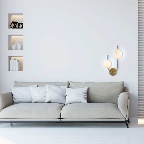 Настенный светильник Escada 642/2A G9*40W Brass фото 5