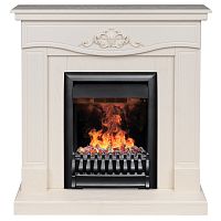 Электрокамин RealFlame Junona WT айвори с очагом 3D Oregan