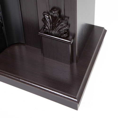 Электрокамин RealFlame Ottawa DN венге премиум с очагом Majestic Lux Brass фото 6