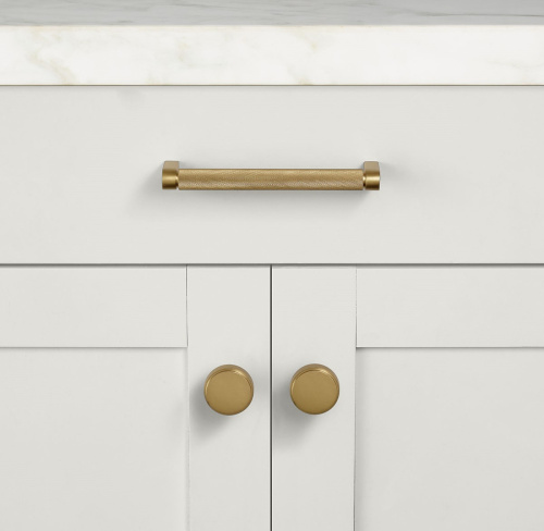 Ручка-скоба Lambeth Knurled L.20.3 Polished Brass фото 3