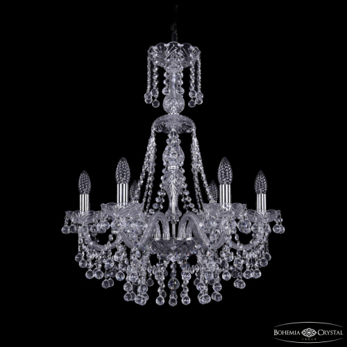 Люстра хрустальная 1409/6/195/XL-68 Ni