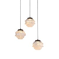 Подвесной светильник MD25030003-3A matt black/clear