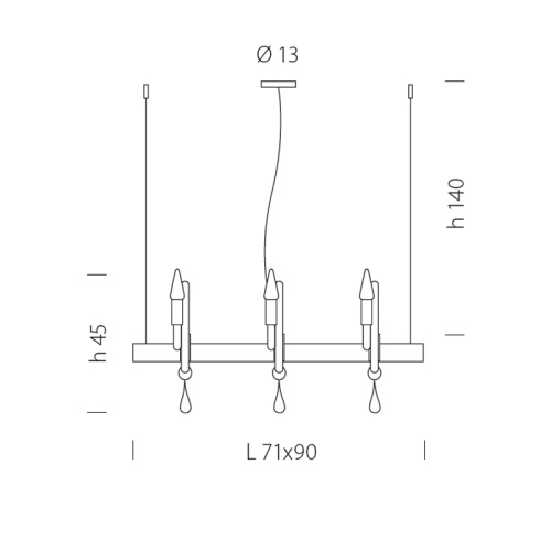 Люстра 2000/6 BL фото 2