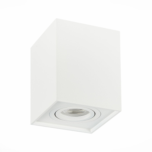 ST109.507.01 Светильник потолочный Белый GU10 1*50W  L100xW100xH123 220V Без ламп Накладные светильники фото 2