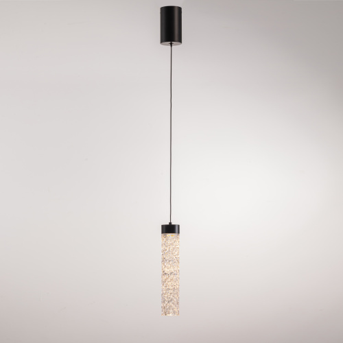 Подвесной светильник MD24030028-1A matt black/clear фото 4