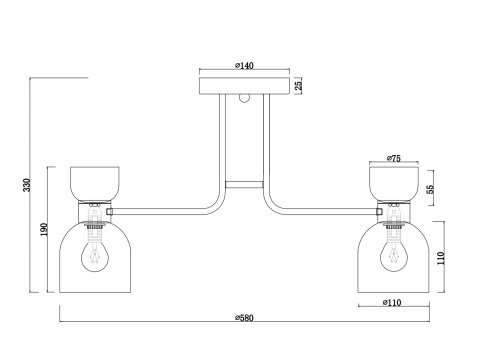 Люстра Freya FR5094PL-05G фото 2