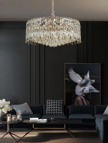 Люстра подвесная The Empress Gold FL1061-22P фото 4 Люстра подвесная The Empress Gold FL1061-22P фото 4