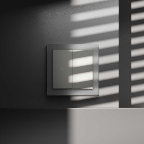 Выключатель встраиваемый S70 для жалюзи 10А, (сталь) Voltum VLS020705 Выключатель встраиваемый S70 для жалюзи 10А, (сталь) Voltum VLS020705