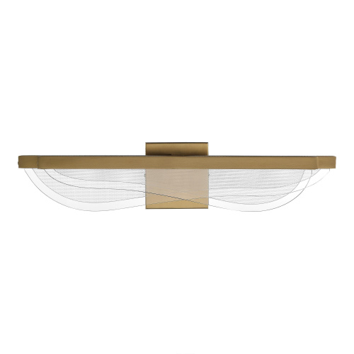 SL6509.201.01 Светильник настенный ST-Luce Золотистый/Прозрачный LED 1*18W 4000K FESALE фото 2