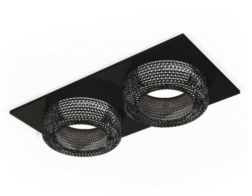 Комплект встраиваемого светильника Ambrella light Techno Spot XC7636021 SBK/BK черный песок/тонированный (C7636, N7192)