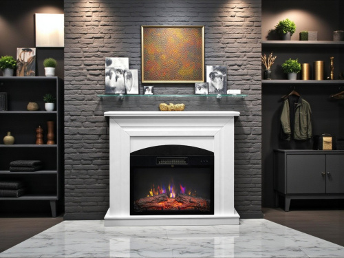 Каминокомплект MONZA/МАЛИБУ Лофт Оникс с очагом Электроочаг KENDAL/КЕНДАЛ 24 фото 10