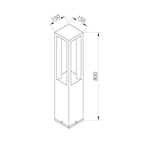 Фонарный столб Natural Concepts, Арт. NC-003104-80-DG фото 2